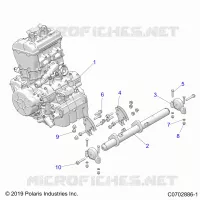 MOTOR, MOUNTING &amp; LONG BLOCK