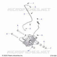 TREN, FRONT GEARCASE MOUNTING
