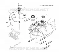 SISTEMA DE COMBUSTIBLE, GASOLINA TANK and GASOLINA LINES
