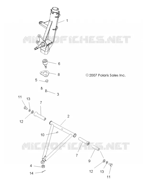 SUSPENSION, A-ARM and PUNTAL MOUNTING
