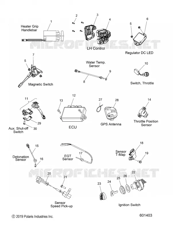 ELECTRICA, SWITCHES, SENSORS AND COMPONENTS