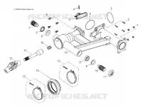 CHASIS, REAR SWING ARM