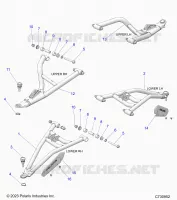 SUSPENSIÃ“N DELANTERA CONTROL ARMS