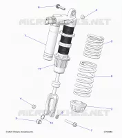 SUSPENSION, CHOQUE FRONTAL MOUNTING, STANDARD/PREMIUM