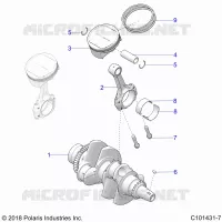 ENGINE, CIGUEÑAL AND PISTON