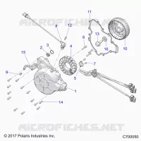 ENGINE, STATOR AND FLYRUEDA