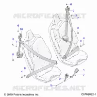 ASIENTO BELT MOUNTING, STANDARD
