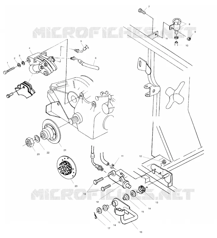 FRENO TRASERO/FOOT PEDAL
