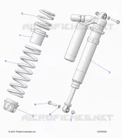 SUSPENSION, CHOQUE FRONTAL MOUNTING, DELUXE