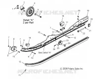 SUSPENSION, montaje en carril