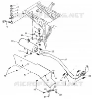 SISTEMA DE ESCAPE Magnum 2X4 W97AA42A (4940704070A010)