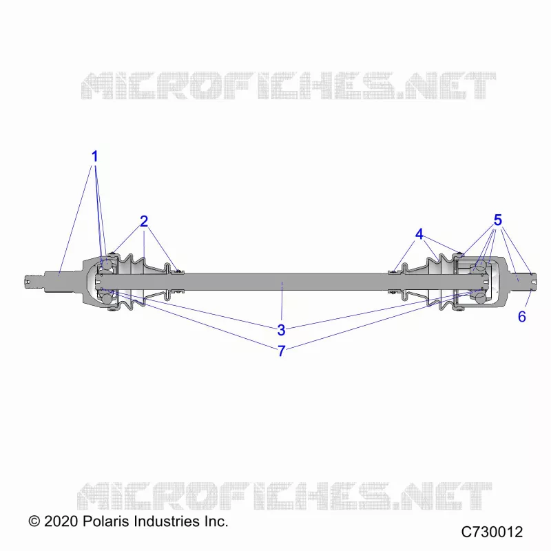 TREN, FRONT HALF SHAFT