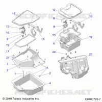 DELANTERA CAJA DE ALMACENAMIENTO