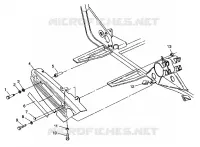 cubierta de la cadena ASSEMBLY 6X6 350L W938739 (4924062406035A)