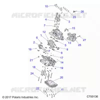 ENGINE, CRANKCASE AND CIGUEÑAL