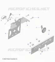 ELECTRICA, HORN, AND LICENSE PLATE LIGHT