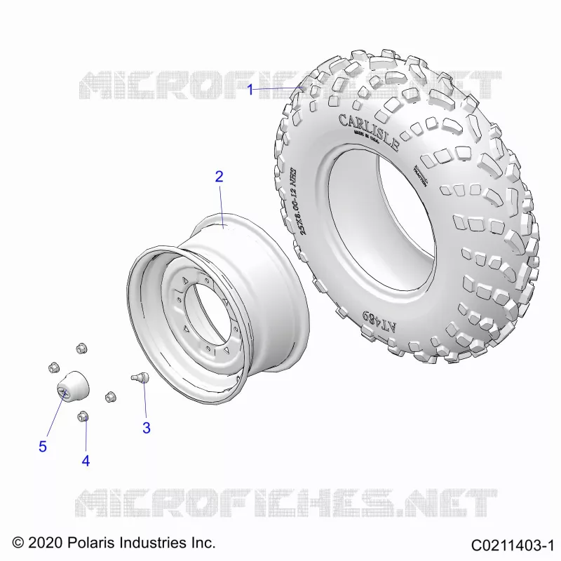 RUEDAS, FRONT TIRE