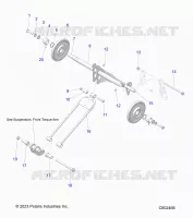 SUSPENSION, TRASERO ARM PAR