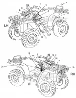 ETIQUETAS Magnum 4X4 W97AC42A, Swedish Magnum 4X4 S97AC42E and Norwegian Magnu (4940834083A008)