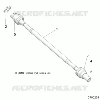 TREN, REAR PROP SHAFT