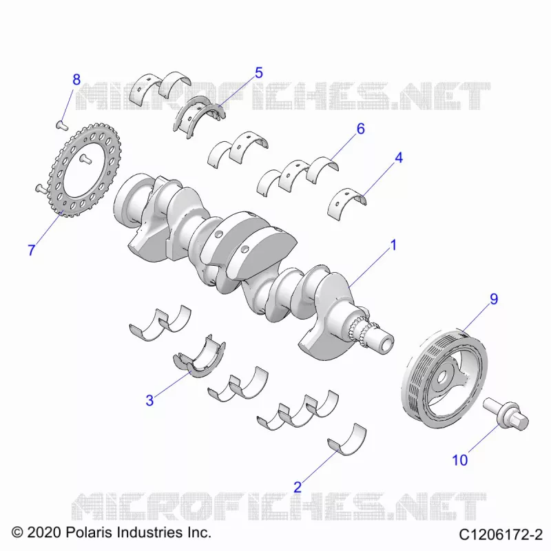 ENGINE, CIGUEÑAL AND BEARINGS