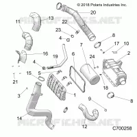 ENGINE, TOMA DE AIRE SYSTEM