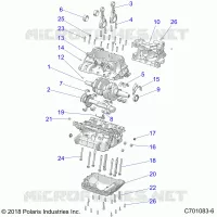 ENGINE, CRANKCASE AND CIGUEÑAL