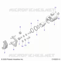 BRAKES, PINZA TRASERA