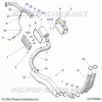 ENGINE, TOMA DE AIRE SYSTEM