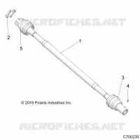 TREN, REAR PROP SHAFT