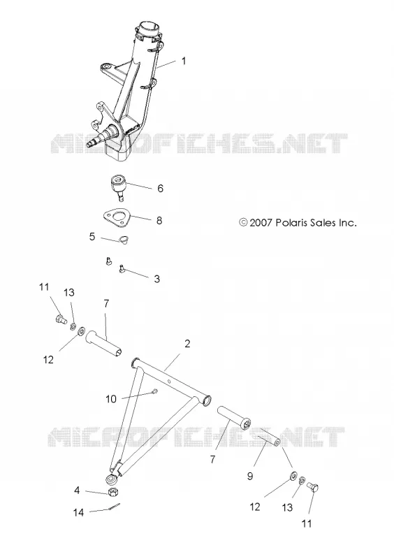 SUSPENSION, A-ARM and PUNTAL MOUNTING