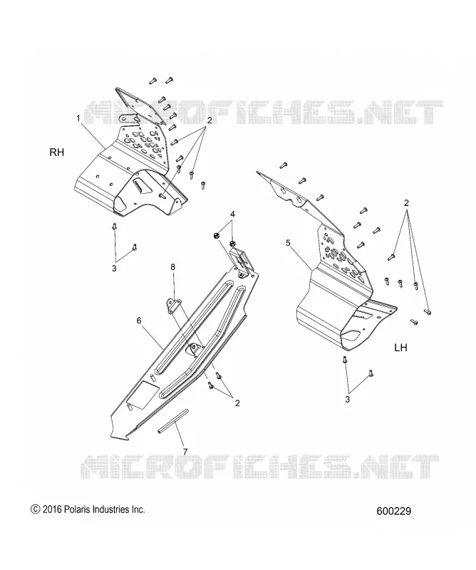 CHASSIS, PROTECCIÃ³N DEL EMBRAGUE AND FOOTRESTS