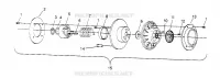 accionado de embrague ASSEMBLY 500 CARB 0962764, 500 CARB SKS 0962564,  500 CARB SK (4931873187C007)
