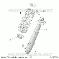 SUSPENSION TRASERA SHOCK MOUNTING