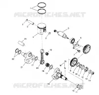 PISTÓN Y CIGÜEÑAL 6X6 400L W948740 (4926802680D007)