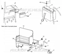 CAJA DE BATERIA WIDETRAK LX 0972065 and  EUROPEAN WIDETRAK LX E972065 (4938223822B013)