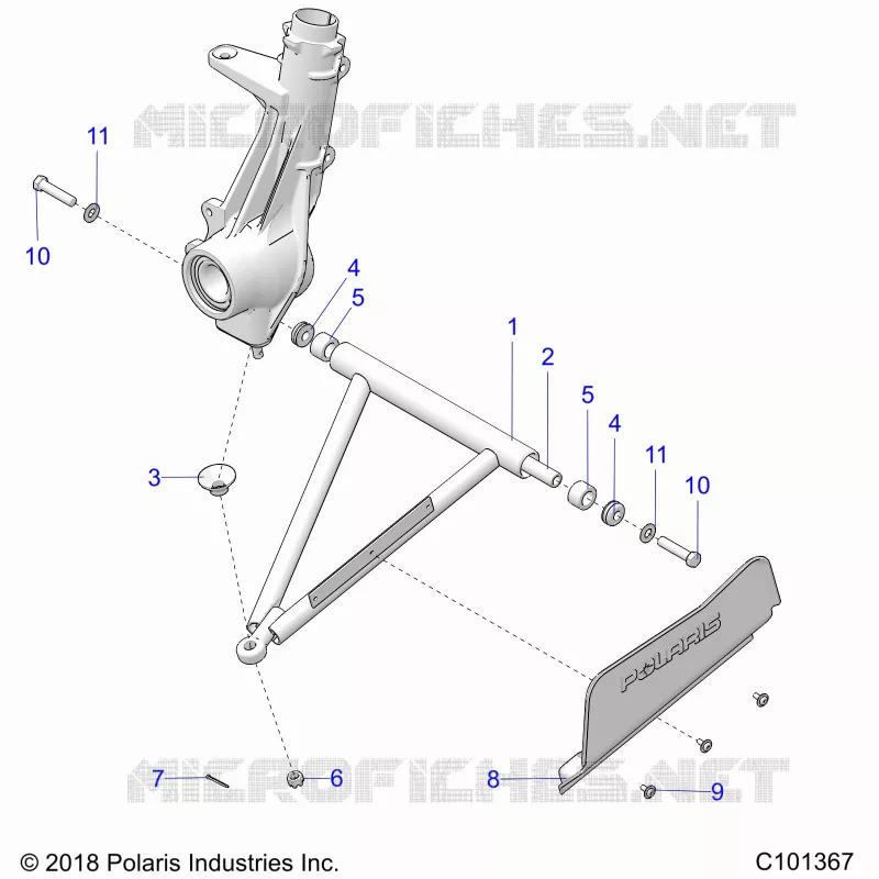 SUSPENSION, A-ARM AND PUNTAL MOUNTING