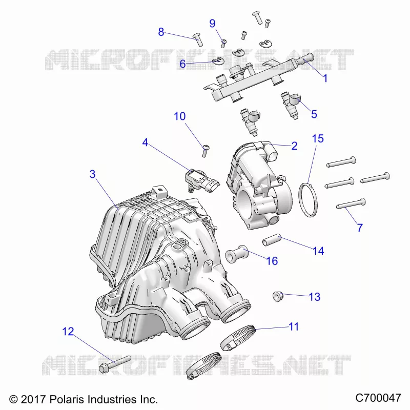 ENGINE, TOMA DE AIRE MANIFOLD