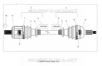 TREN, FRONT HALF SHAFT