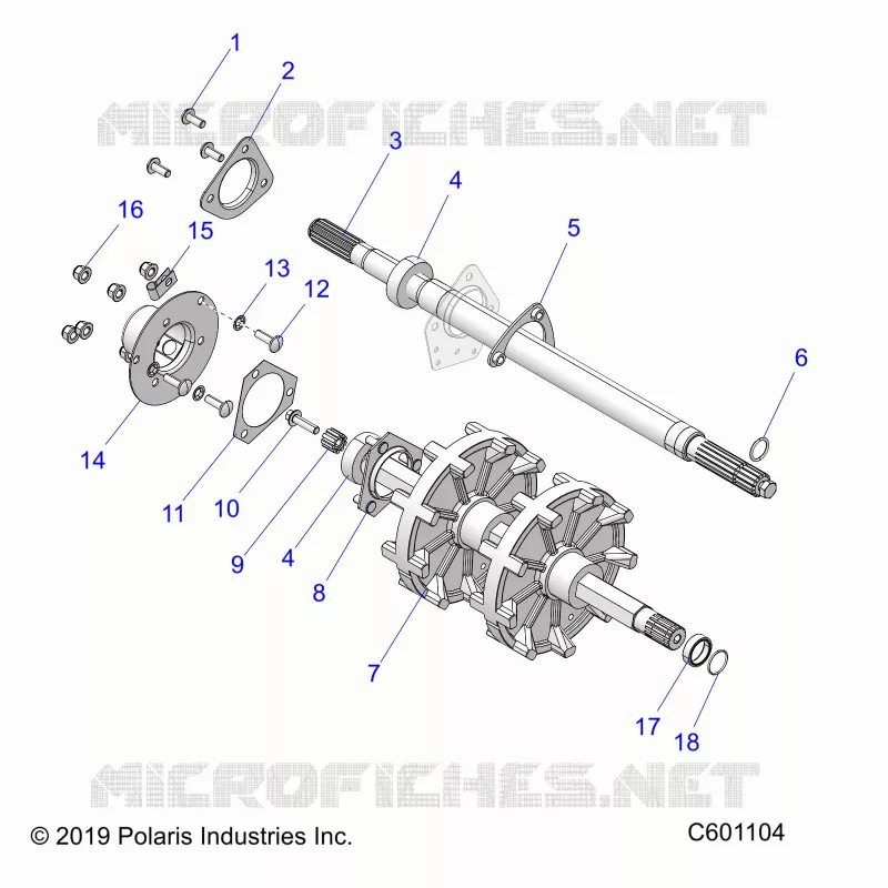 TREN, JACKSHAFT AND DRIVESHAFT