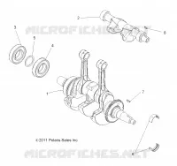MOTOR, CIGUEÑAL AND BALANCE SHAFT