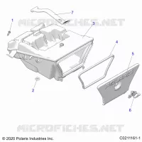 BODY, CAJA DE ALMACENAJE, REAR
