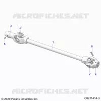TREN, FRONT PROP SHAFT