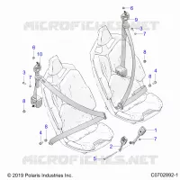 ASIENTO BELT MOUNTING, STANDARD