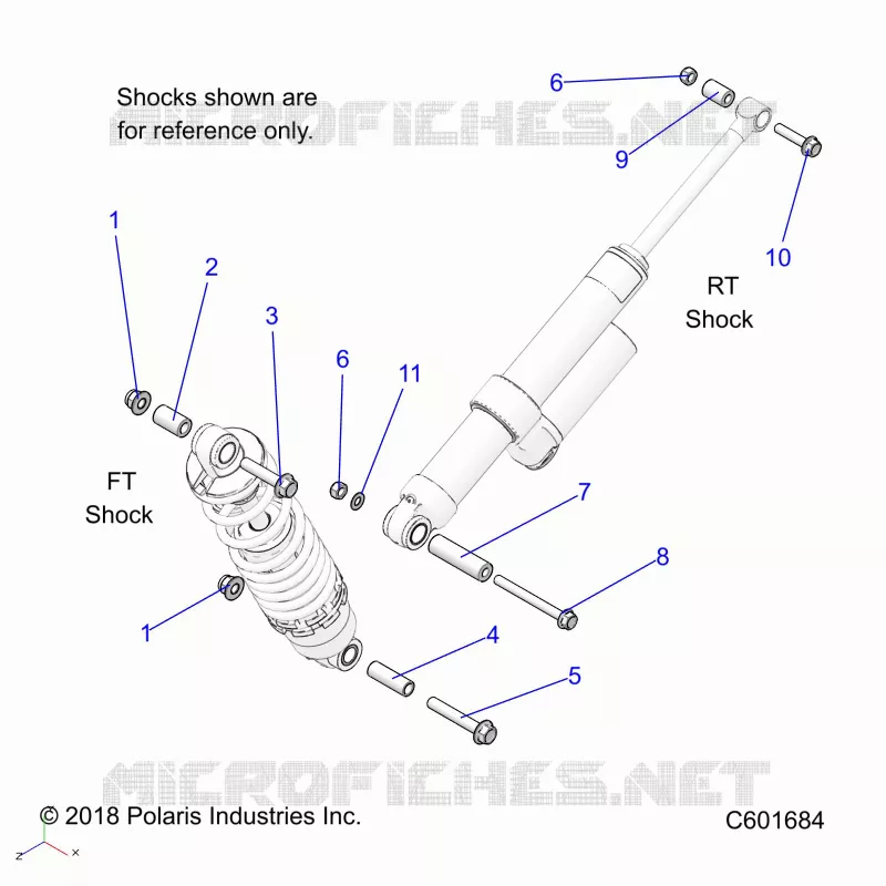 SUSPENSION, MONTAJE DE DESCARGA, REAR SUSP.