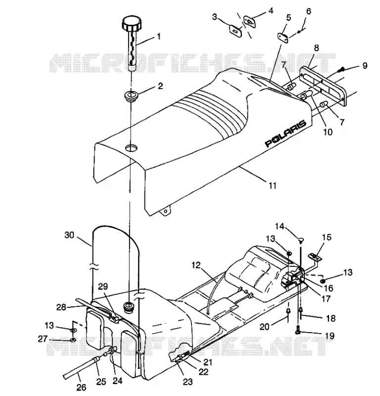 ASIENTO Y TANQUE DE GAS