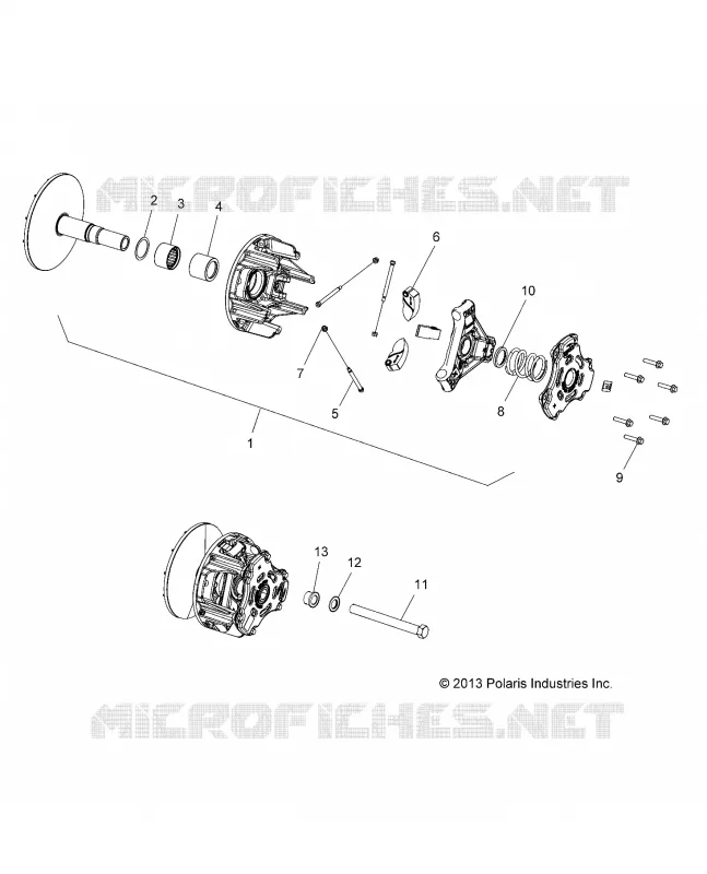TREN, PRIMARY CLUTCH