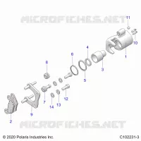 BRAKES, BRAKE PINZA FRENO TRASEIRA