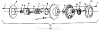 accionado de embrague ASSEMBLY 600 XCR 0941667 (4927092709024A)