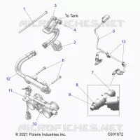 SISTEMA DE COMBUSTIBLE, RAIL, LINES AND THROTTLE BODY